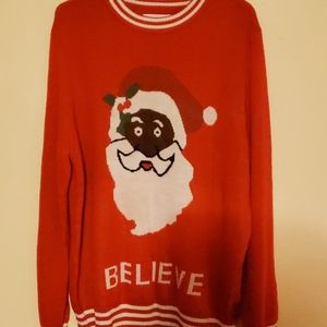 Tipsy Elves Believe Christmas Sweater